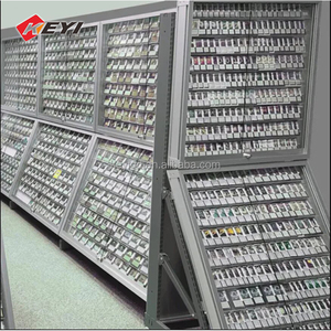 TCG pokemoon thể thao giao dịch thẻ tầng đứng hiển thị giá kim loại Acrylic hiển thị khung giá cho thẻ tiêu chuẩn với khóa - Product Image 5