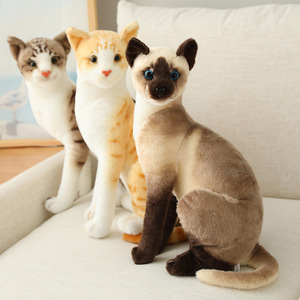 卸売シミュレーションかわいいぬいぐるみ怠惰な猫リアルな猫ぬいぐるみ猫ぬいぐるみ