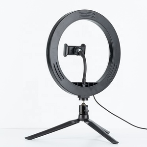 ST7029 Havit güzellik 10 inç Selfie halka dolgu ışığı Fhash hafif bayan kız taşınabilir için Led ışık standı Video akışı fotoğraf - Product Image 5