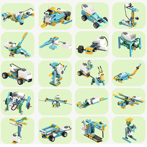 BC-81 Wedo 2.0 Kunststoff STEM Roboter Programmierung Wissenschaft Lernspiel zeug für Schüler Kinder Kinder 606PCS Bausteine Sets - Product Image 4