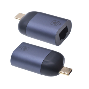 Type-C到RJ45转换器usb-c公到局域网母插头适配器，用于笔记本电脑USB到网卡无驱动器网络 - Product Image 5