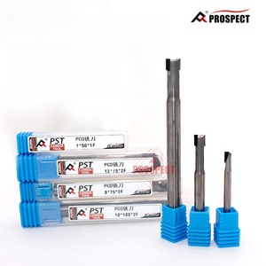 Standard Diamond <strong>PCD</strong> Milling <strong>Cutter</strong> 1/2/3/5/6/8/10/12/*50/60/70/100*1F/2F 4*D4*50*1F CNC Machine Tool Cutting - Product Image 2