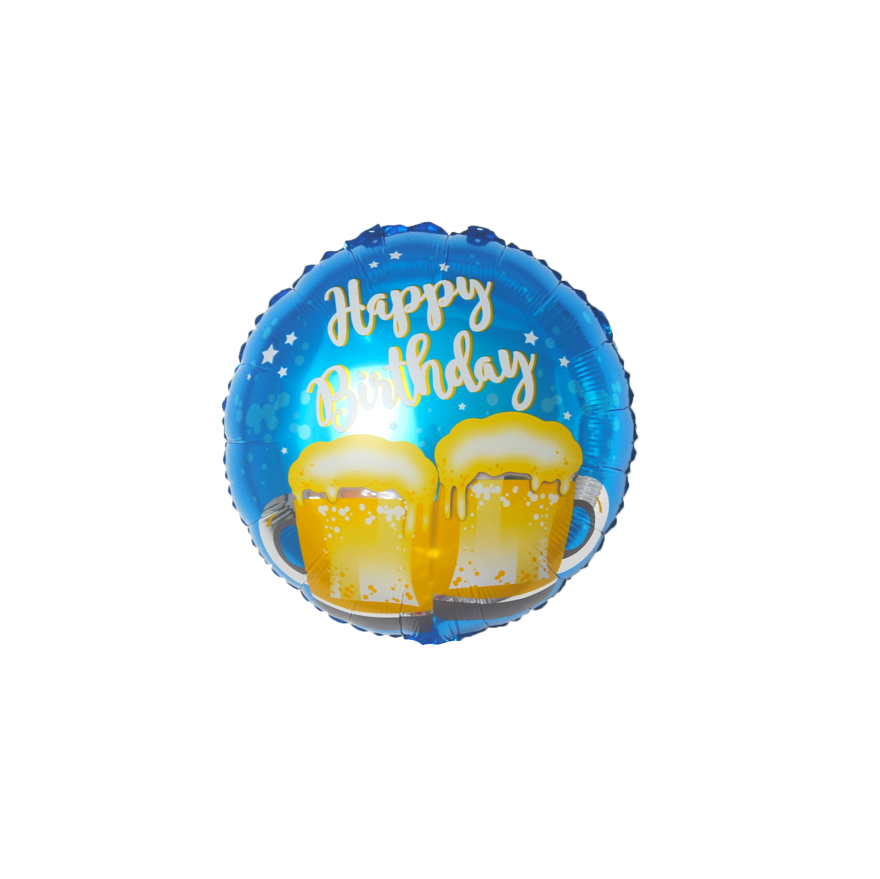 Bière bleue Joyeux anniversaire