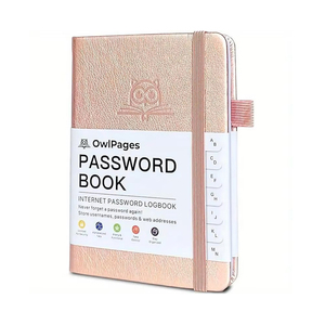 GuangAo Password Book con schede alfabetiche con copertina rigida Password custode indirizzo Notebook Organizer formato tasca rubrica - Product Image 1