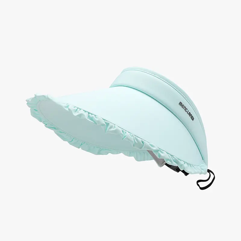 Toptan RTS kadın lüks siperlikli şapka özel tasarımcı Logo spor Flexi geniş ağız donatılmış güneşlik beyzbol kapaklar plaj siperlikli şapka