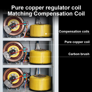 Customized 15kVA to 30kVA Automatic Three-<strong>Phase</strong> Voltage Regulator 380V 50/60Hz Servo Motor with Copper AC Current Type - Product Image 6