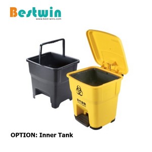30L 55L门卫回收医用塑料聚丙烯垃圾垃圾桶垃圾桶带帕德尔 - Product Image 4
