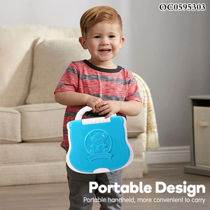 Giocattolo per bambini che imparano l'inglese macchina per l'educazione precoce in plastica con display a LED giocattoli per laptop computer intelligente macchina per l'apprendimento