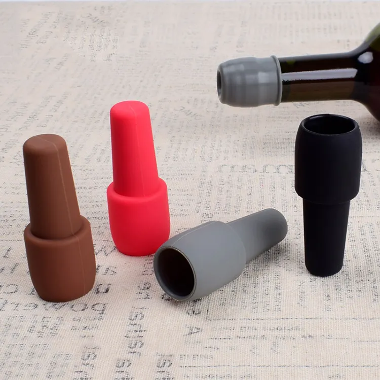 Rolha de silicone para garrafa de vinho, tampa de silicone para garrafa de vinho, rolha para vinho tinto, venda imperdível