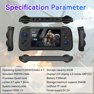 PSP คอนโซลเกมสองระบบ PSP แบบพกพาคอนโซลเกม Arcade ROG แบบ G28สำหรับเด็กผู้ชายเกมย้อนยุค