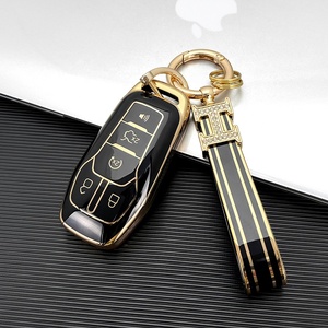 Tpu Car <strong>Key</strong> Case Keychain Cover Auto <strong>Keys</strong> Holder <strong>for</strong> F-ord R-anger C-max S-max F-ocus G-alaxy M-ondeo - Product Image 2