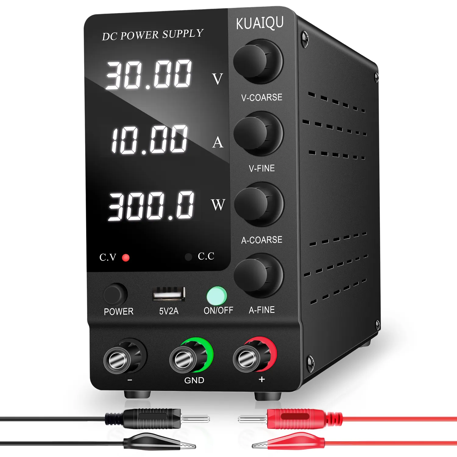 LW-K3010D светодиодный дисплей Четыре цифровых Регулируемый импульсный источник питания 30В 10A Регулируемый источник питания постоянного тока