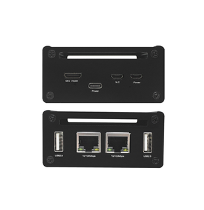 Scheda di espansione a doppia rete Raspberry Pi Zero/W/WH Zero 2W transizioni a Gigabit rete singola ed Ethernet in forma 3B