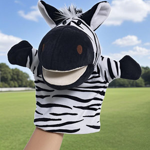 Price Affordable <strong>Zebra</strong> Hand Puppet Factory Customized Hand Puppet Stuff Toy Personalized Animal Hand Puppet - Product Image 1