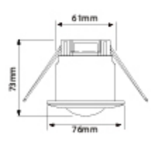 Pequeño mini LED automático infrarrojo PIR Sensor de movimiento 110V/220V para sensores de movimiento y posición - Product Image 4
