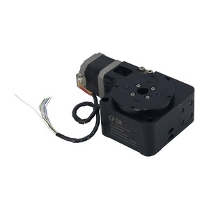 迷你R轴电动转盘数控电动分度台，带360 ° 旋转和蜗轮蜗杆传动 - Product Image 6