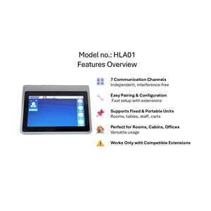 ระบบปุ่มกดเรียกเข้าโต๊ะแบบไร้สายสำหรับร้านอาหารทนทานพร้อมการออกแบบที่ร้อนแรงสำหรับคลินิกและโรงพยาบาล - Product Image 6