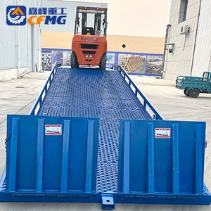 Manual Forklift <strong>Loading</strong> Ramp Dock Leveler Logistic Warehouse Yard Ramp <strong>Unloading</strong> <strong>Container</strong> Use - Product Image 2