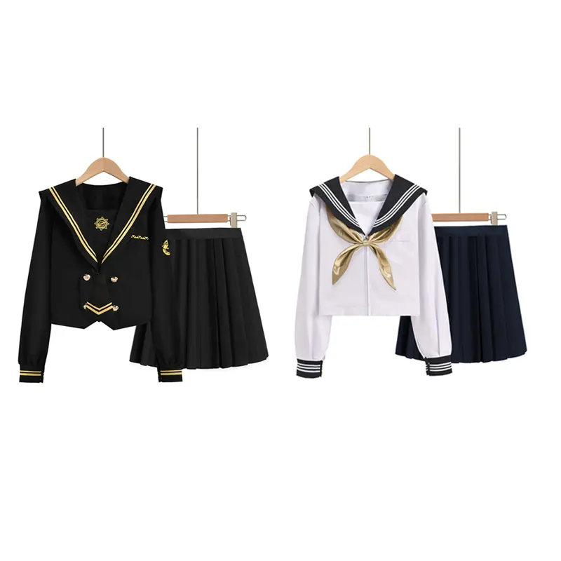 School Girl Uniform Pleated Skirts Japanese School Uniform High Waist Plaid Skirt Sexy Jk Uniforms For Woman