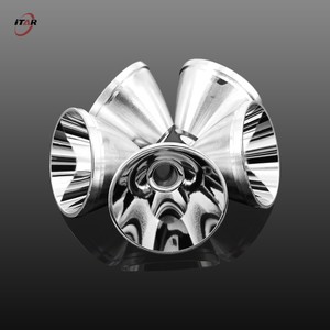 Custom <strong>Reflector</strong> Round Lamp Aluminum <strong>25</strong>.5Mm*36.8Mm <strong>Led</strong> Cree Xml/Xm-L2 7&deg; Torch Flashlight Industrial for Outdoor <strong>Reflector</strong> <strong>Led</strong> - Product Image 1