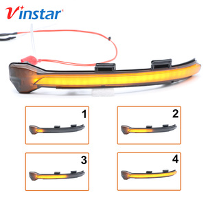 Vinstar sıralı dinamik LED yan ayna yanıp sönen dönüş sinyali göstergesi lamba ışığı VW Golf 7 için varyantı e-golf touran için - Product Image 4