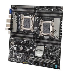 Placa base X79 para CPU dual, tarjeta madre con 21 * SATA3.0, 4 * SATA2.0, mSATA3.0, NVME M.2 , 16 * DDR3 - Product Image 2