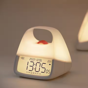 Современный кварцевый аналоговый и цифровой будильник - Product Image 4