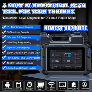 Nuovo VDIAGTOOL VD70Lite auto strumenti di diagnostica bidirezionale controllo FCA ECU codifica OBD2 codice lettore chiave di programmazione per veicoli - Product Image 2