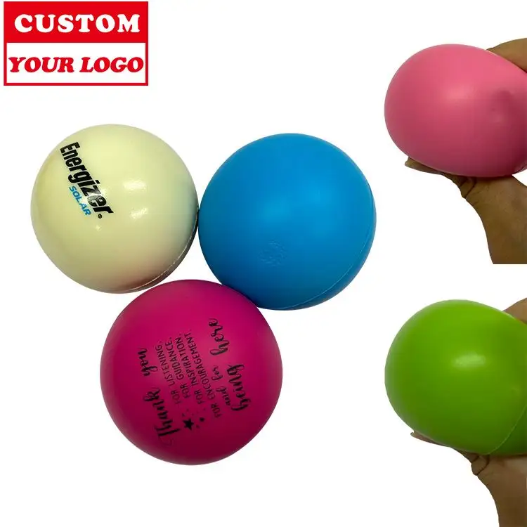 Антистрессовый мяч с логотипом, игрушка для снятия давления, искусственная антистрессовый мяч с логотипом