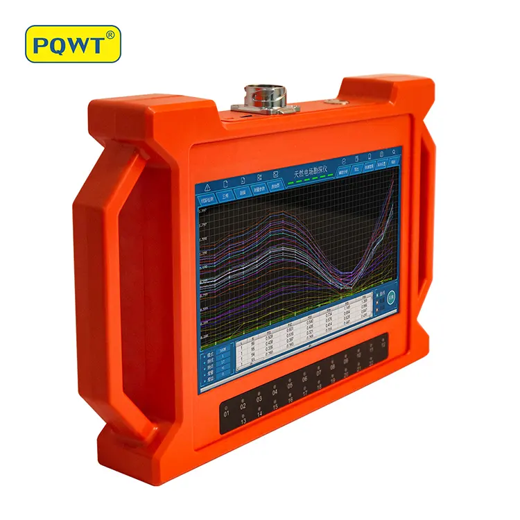 PQWT-Detector de agua subterránea GT500A, 150m, 300m, 500m, mapeo automático, 18 canales, instrumento de inspección geológica
