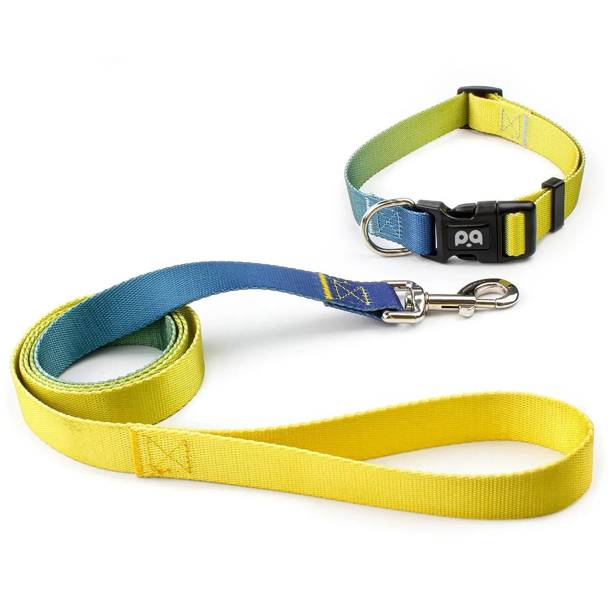UFBemo tali anjing warna gradien tali dan Set tali anjing peliharaan mewah kerah hewan peliharaan & tali anjing khusus Harness anjing peliharaan