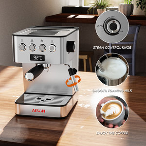 Halbautomat ische Espresso maschine 20 bar Druckpumpe Italienische Cappuccino-Maschine mit abnehmbarem 1,8-Liter-Wassertank
