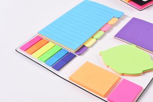 Recyclable <strong>Memo</strong> Pads Sticky Notes Set Multi-colored Divider Self-Stick Notes Pads Bundle Prioritize with Color <strong>Coding</strong> - Product Image 3