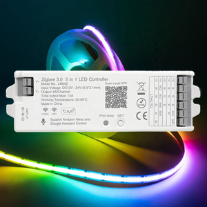 Прямая Продажа с фабрики Zigbee Multi Zone RGB RGBW RGBCCT 5 в 1 светодиодный регулятор света таймер - Product Image 1