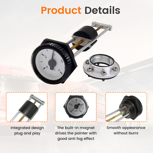 Moray Me504 Tùy Chỉnh Hợp Kim Nhôm Float Cao Thấp Báo Động Máy Phát Điện Cơ Khí Sight Diesel <span class=keywords><strong>Tank</strong></span> Mức Nhiên Liệu Đo - Product Image 3