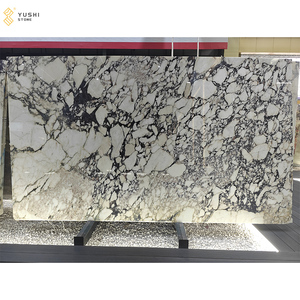 Yushi biệt thự khách sạn trang trí sang trọng ý calacatta Viola phiến đá cẩm thạch cho tường Panel gạch - Product Image 1