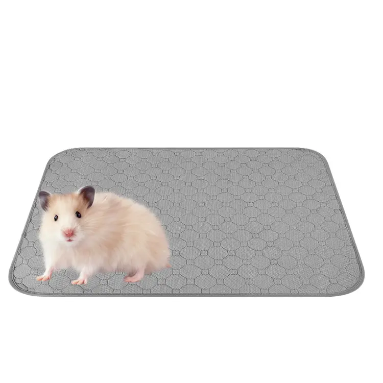 パピーパッドモルモットはすべての小動物の滑り止めパッドをカスタマイズします洗えるハムスターケージ寝具ウサギパビーラットケージ寝具