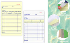 Kinh Doanh Bán Buôn Đặt Hàng Cuốn Sách 4 Gói 2-Phần <span class=keywords><strong>Carbonless</strong></span> Nhận Theo Dõi Tiền Mặt Kế Toán Sách 40 Bộ Mỗi 4.17inx7.2in - Product Image 5
