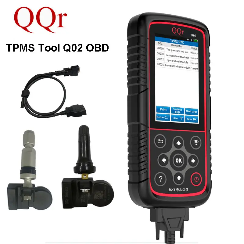 Outil OBD de diagnostic de voiture automatique QQr, scanner de lecteur pour voitures japonaises et coréennes ECU dispositif de diagnostic universel OBD2 Scanner