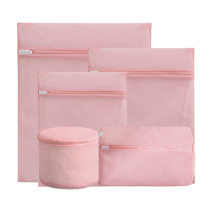 Tùy Chỉnh Thân Thiện Với Môi Nhiệm Vụ Nặng Nề Nylon Bảo Vệ Túi Giặt Có Thể Gập Lại Tốt Thô Lưới Hộ Gia Đình Lưu Trữ Phòng Tắm Quần Áo - Product Image 4