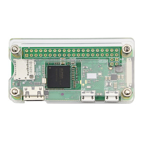 Aismartlink Raspberry Pi Zero Case Raspberry Pi zero W/WH astuccio in acrilico tre colori con dissipatore di calore - Product Image 1
