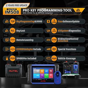 Autel MaxiIM IM508 strumento Key Learning Unlock aggiornamento apprendimento a distanza diagnosi completa del sistema 28 + funzioni di servizio - Product Image 2