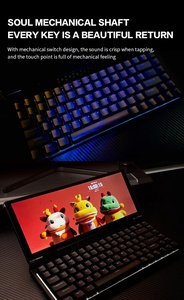 Teclado mecánico de 12,3 pulgadas con pantalla táctil, 84 teclas, extensión multifunción de luz RGB tipo C para Windows Mac - Product Image 5