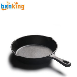 Ehanking1-5pcs鋳鉄フライパンフライパン焦げ付き防止パンキッチンソースパンコーティングなしで厚くした焦げ付き防止パンクッキングポット - Product Image 4