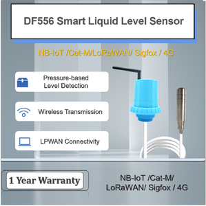 Hoch empfindlicher intelligenter drahtloser NB-IoT 4G LoRaWAN Hydro statischer Flüssigkeits wasserstands ensor Tank füllstand überwachungs system DF556 - Product Image 5