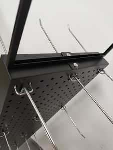 Rotierender Peg board Display Stand Factory Mingtang Boden stehend Rotierender Schmuck Display Stand Doppelseitiger Display Rack - Product Image 5