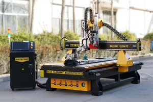 3D木雕机价格先进的贝卡夫Cnc路由器切割蓝象4轴Ele 1324 Atc Asi Freza切割 - Product Image 2