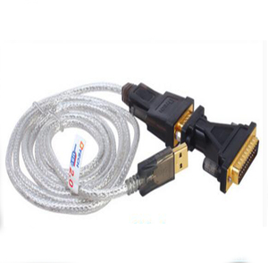 高质量USB 2.0至DB9/25引脚串行RS232电缆DB9/DB25适配器 - Product Image 1