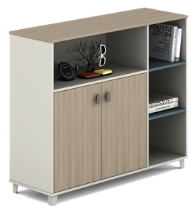 Banco de trabajo de oficina independiente de diseño clásico moderno Mesa de mostrador de taller de computadora de personal de madera duradera con cajones de casillero - Product Image 5