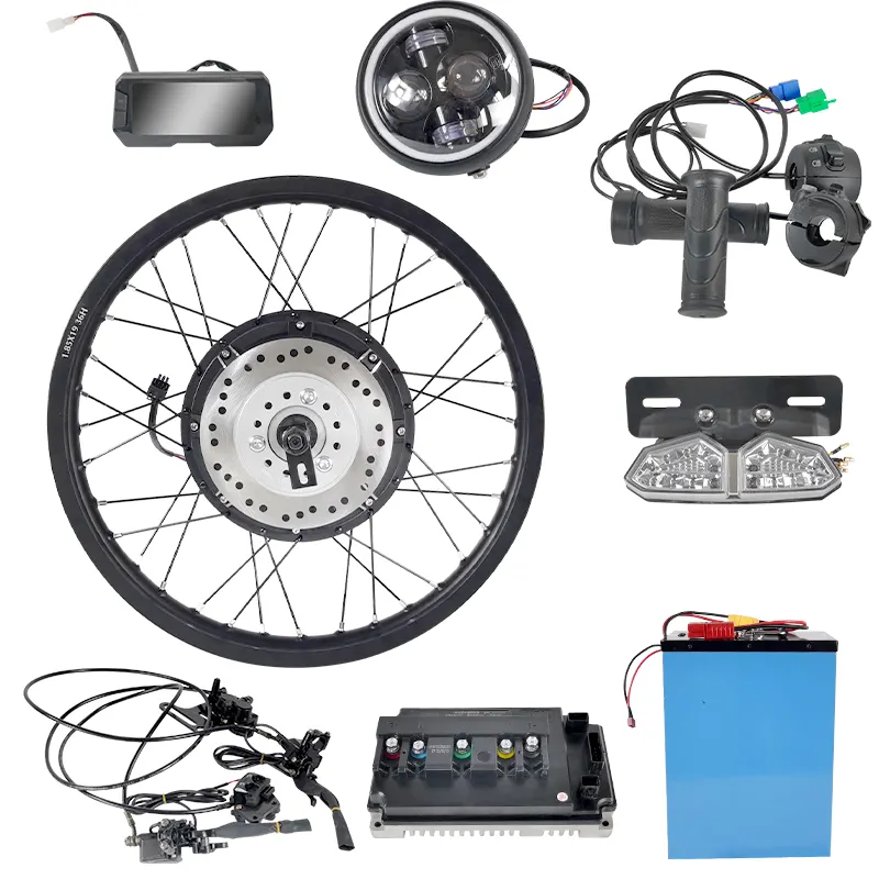 High quality ebike 72v qs v3 5000w motorcycle conversion kit for sale